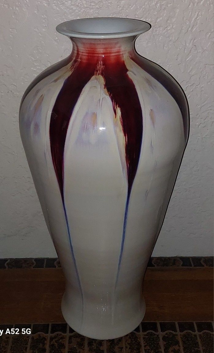 Alexander Kalifano Large Floor Vase Almost 3 foot Tall