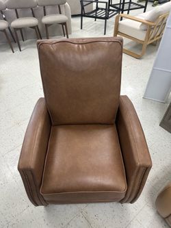 Recliner leather chair