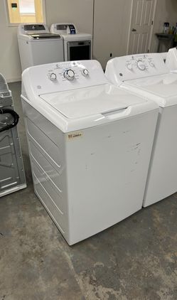 GE Top Load Washer – White, Made in USA, Dial Controls