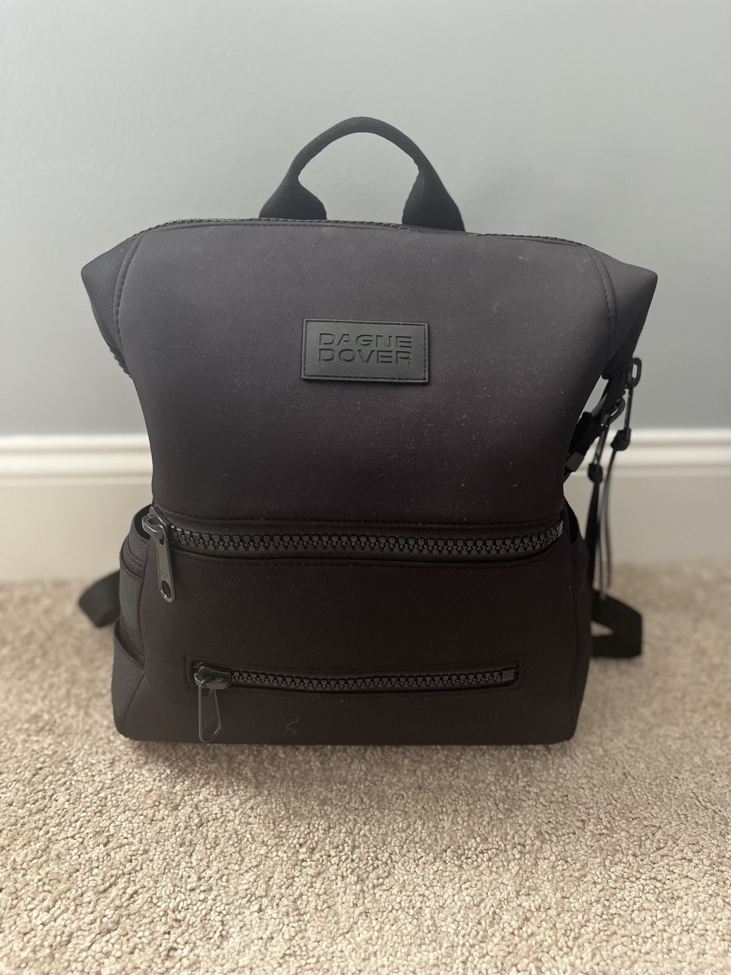 Dagne Dover Indi Neoprene Diaper Backpack, Black