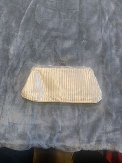 White Clasp Clutch