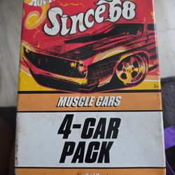 Hot Wheels “Since ’68” Muscle Cars 4-Car Pack