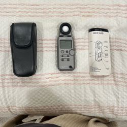 📷 Sekonic L-358 Flash Master Light Meter w/ Case + Manual – Excellent Condition