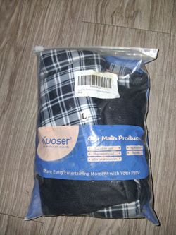 Dog flannel hoodie