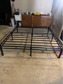 King size bed frame