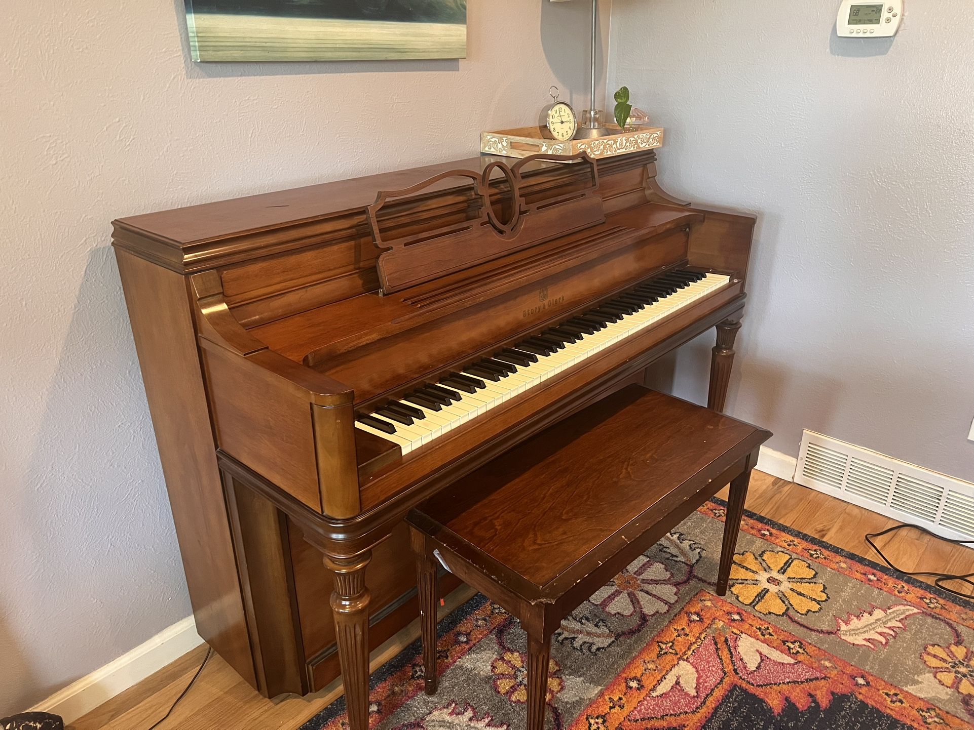 GREAT Story and Clark Upright Piano