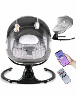 Baby Swing - Bluetooth - Remote Control (New in Box)