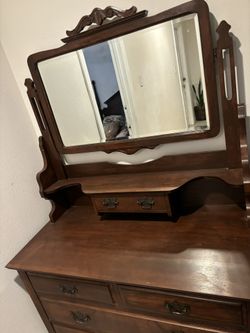 Vintage Small Furniture With Mirror