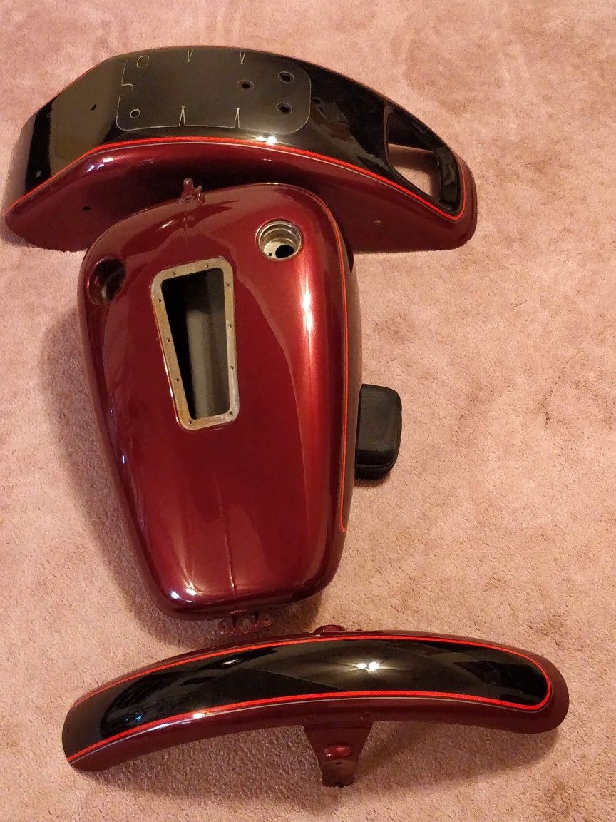 2001 Harley Davidson Deuce Paint Set