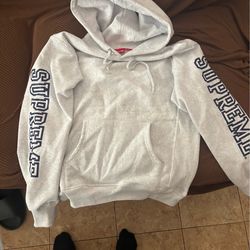 Supreme Collegiate Sleeve Hoodie Size(S)