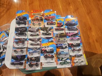 Hot wheels truck lot