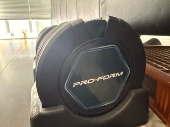 ProForm Adjustable Dumbbells (10–50 lbs Each) – Pair with Stands