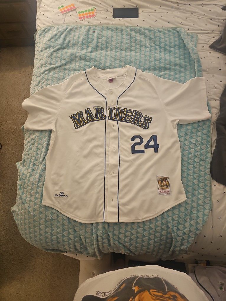 Mariners 24 Ken Griffey Jr 1989 Jersey