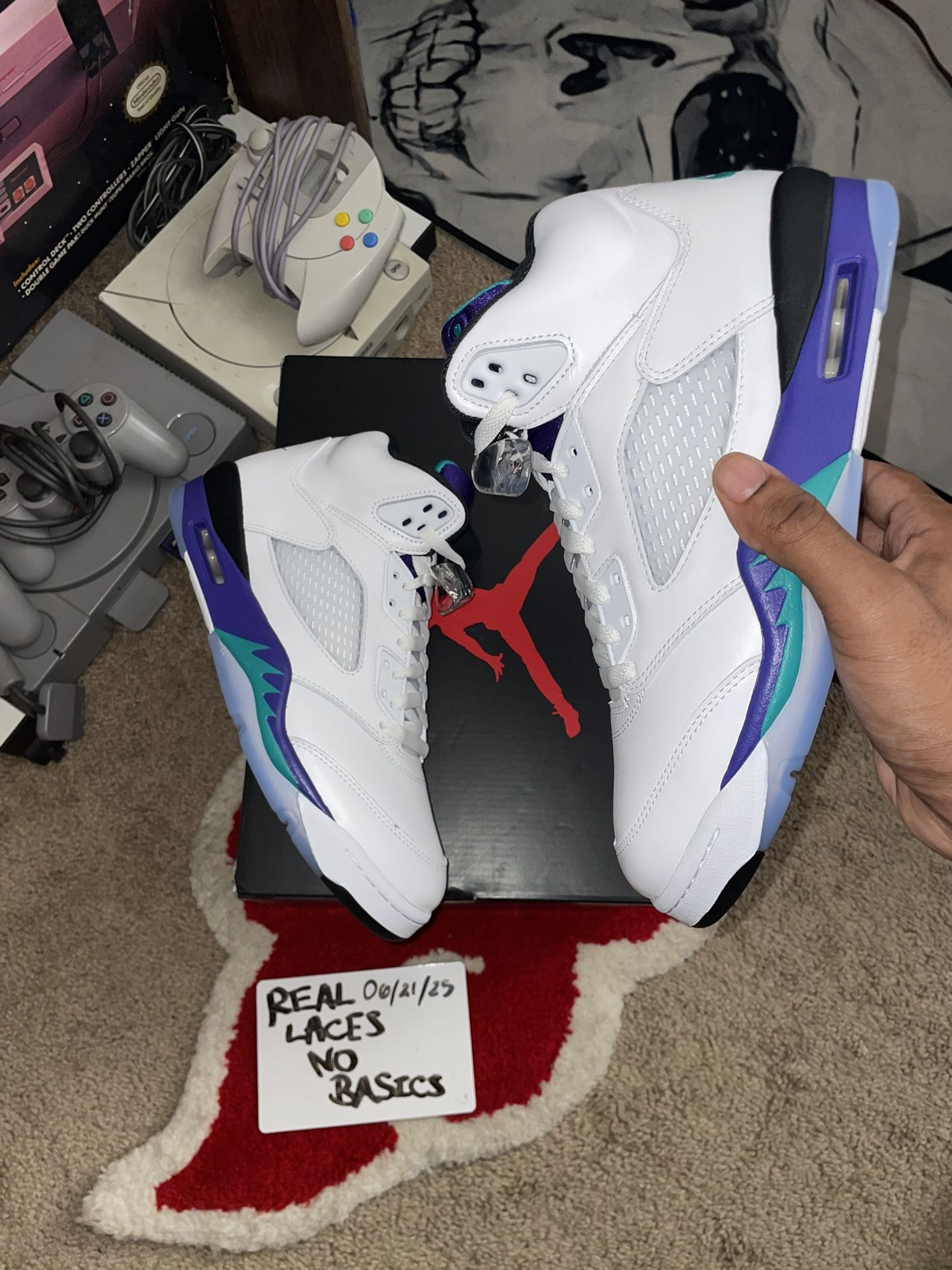 AIR JORDAN RETRO 5 “GRAPE”🍇