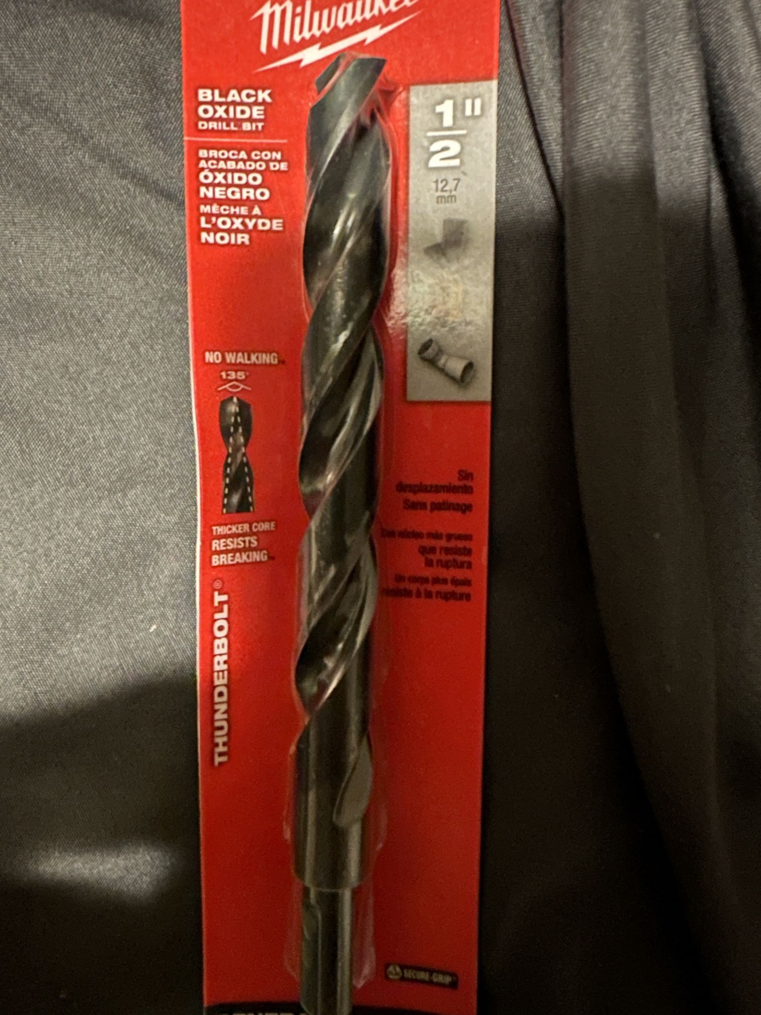 Milwaukee 1/4" Black Oxide Drill Bit