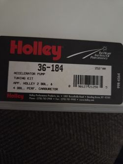 4 bbl holler carburetor repair kit  36-184