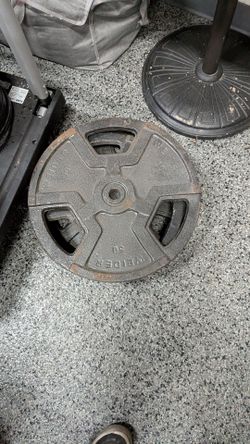 WEIDER 50 LB WEIGHT PLATES. 4 AVAILABLE. $50 EACH. CITY OF ORANGE 🍊