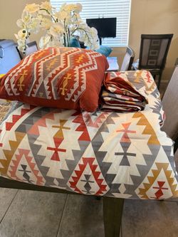 Southwestern queen bed set
