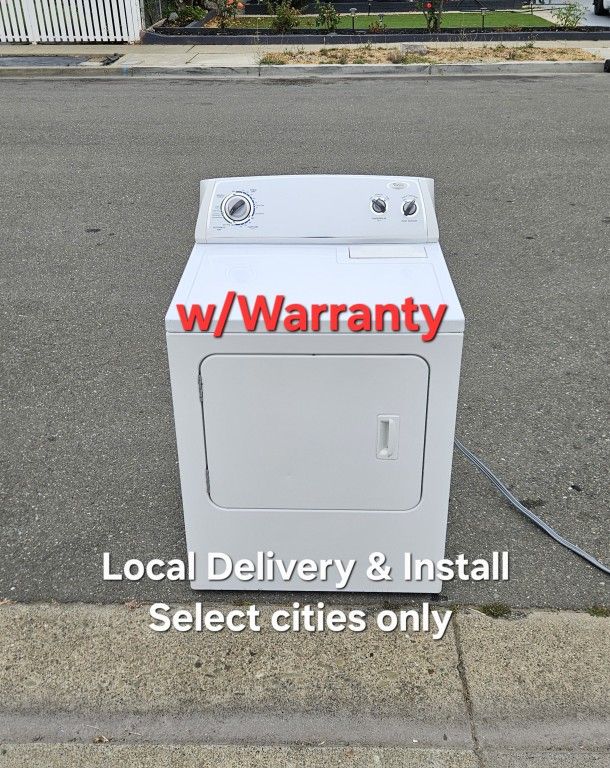 Clean Good Working Whirlpool Electric 220v Dryer Local Delivery With Warranty