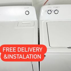 FREE DELIVERY And Installation WASHER AND DRYER 