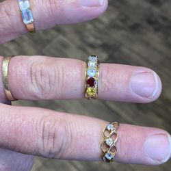 10k Solid Gold Rings - Size 5