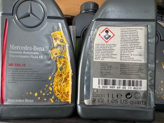 Blue- Mercedes-Benz transmission oil  $16 each