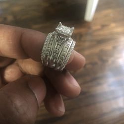 White Gold And Tiffany Platinum Diamond Ring 