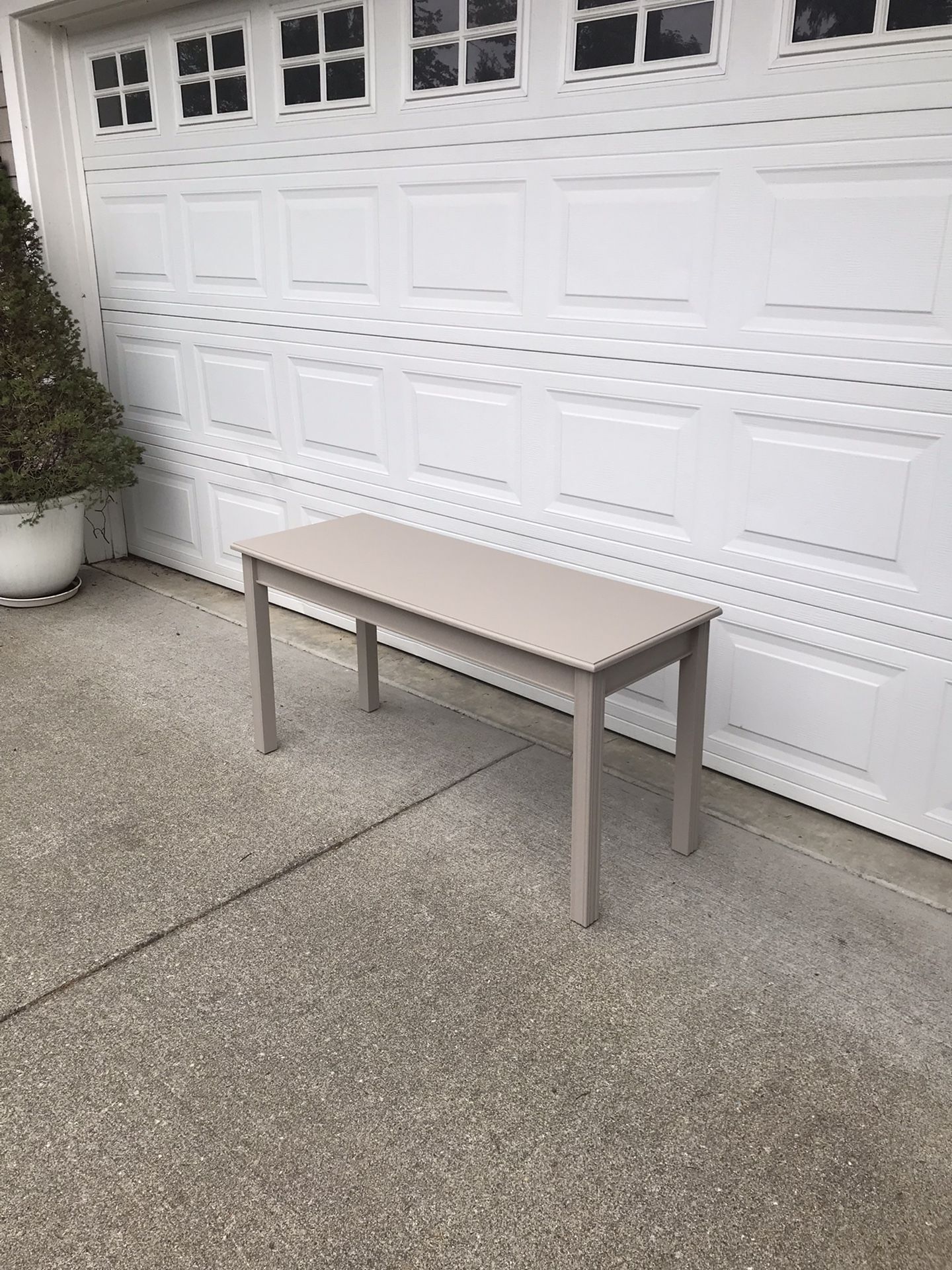 Console table Tv stand sofa table freshly painted