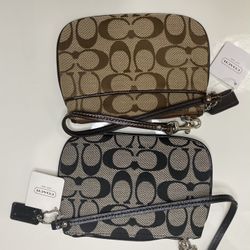 Coach (Brown or Black) Clutch Purse
