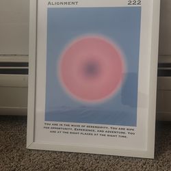 Aura Angel Number Framed Picture 