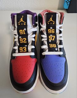 Air Jordan 1 Mid SS GS 'Championships' FD1317-007 - SIZE 7Y