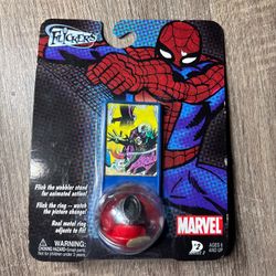Marvel Flicker Rings Amazing SpiderMan #2 Series 2 Prter Parker 2004 NIB