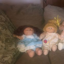Cabbage, patch dolls 