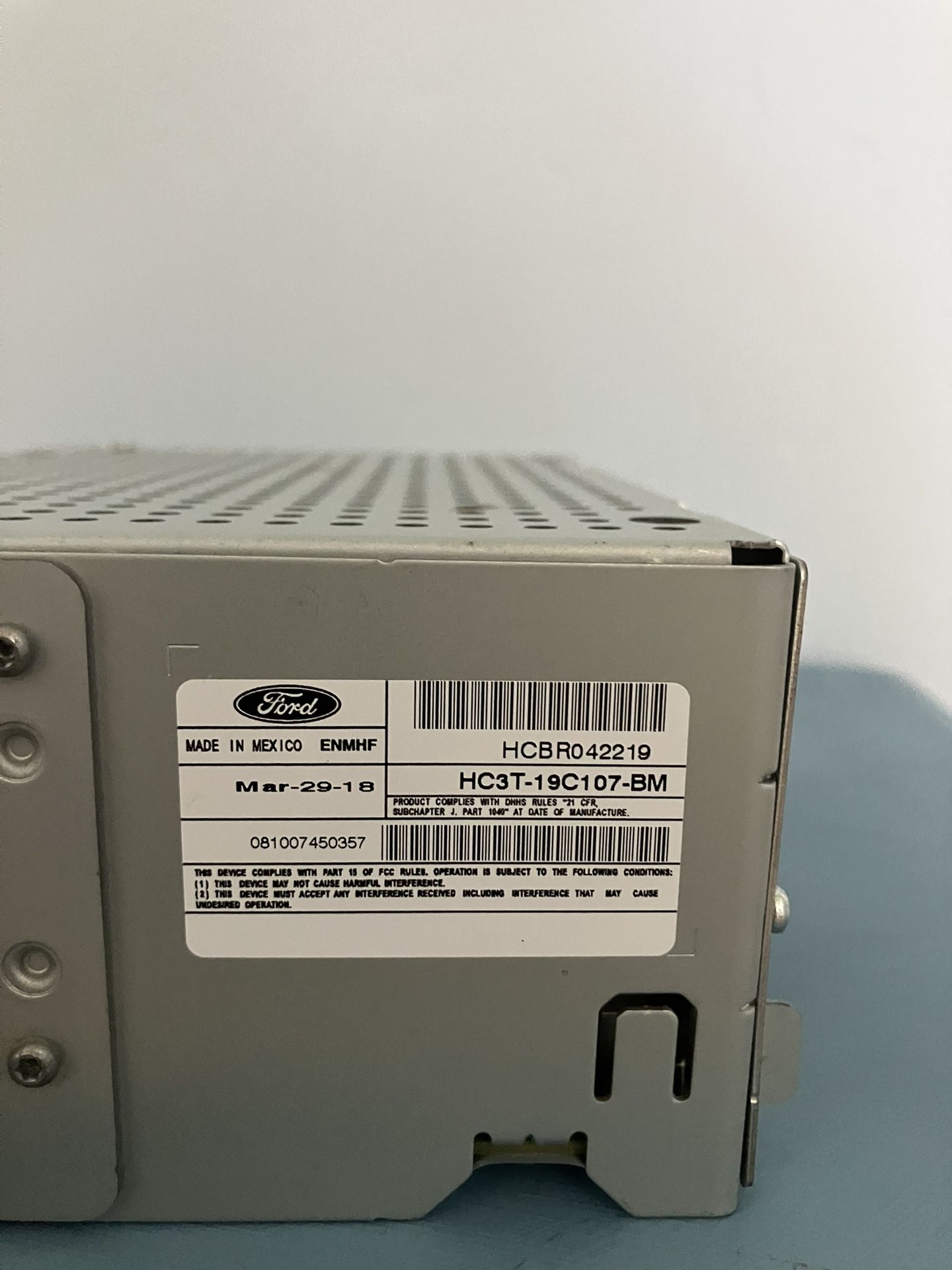 2018 Ford Radio Receiver