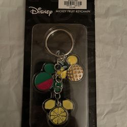 Disney Mickey Fruit Keychain 