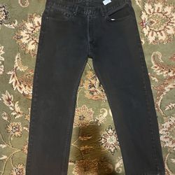 Levi 505 black jeans