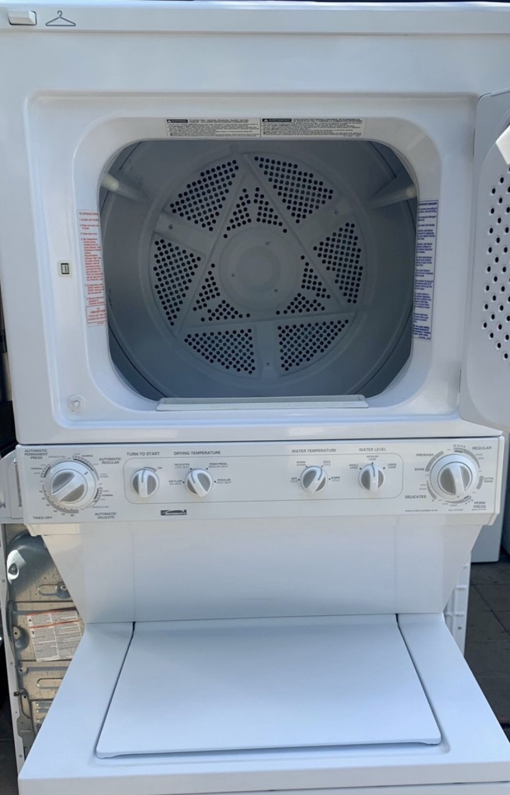 stackables washer & dryer  3 months warranty . delivery instalation available.