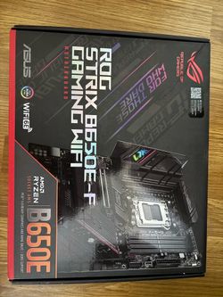 Asus ROG Strix B650E Gaming Wifi Motherboard And Ryzen 5 7600X CPU