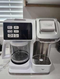 Hamilton Beach FlexBrew Trio 2-Way Coffee Maker – White