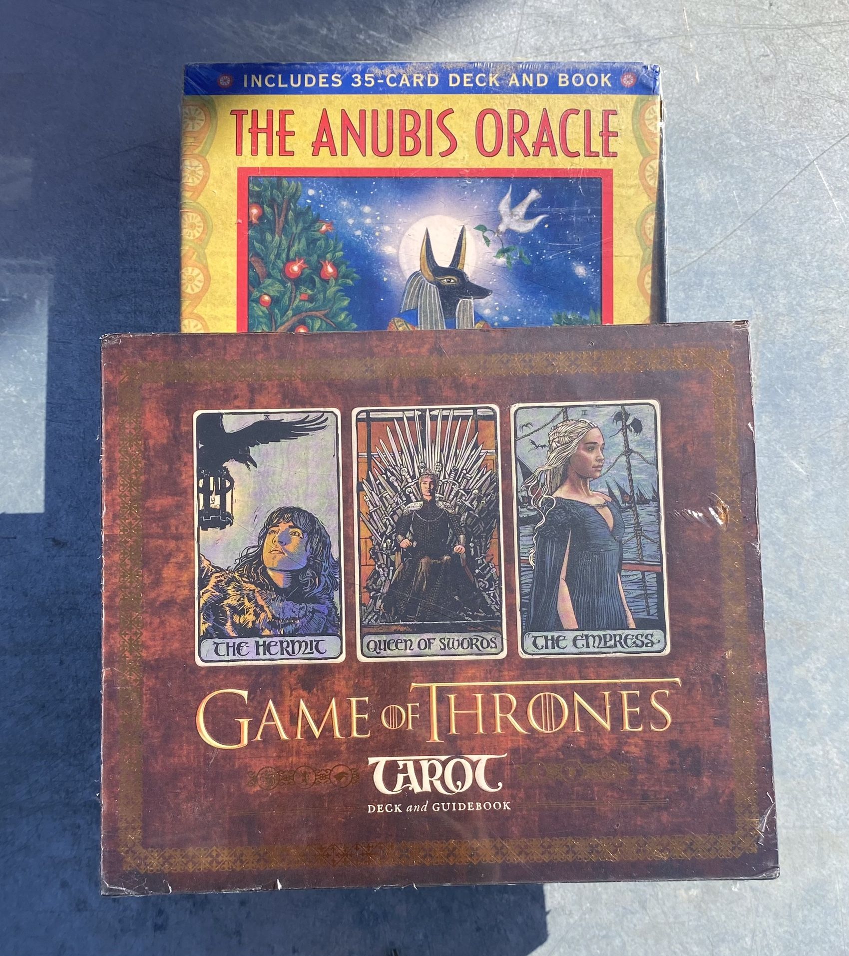 Game Of Thrones Tarot Deck + Anubis Oracle Cards