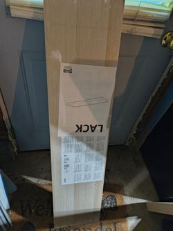 Ikea Lack floating shelves