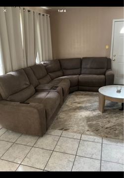 6piece sectional power recliner