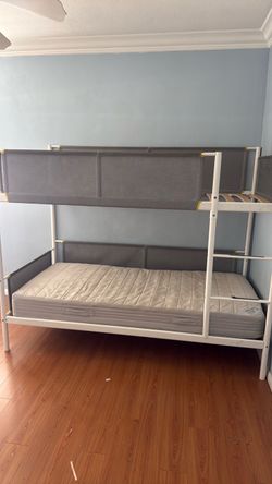 IKEA style bunk bed in white