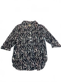 Vintage Dispose Zebra Top