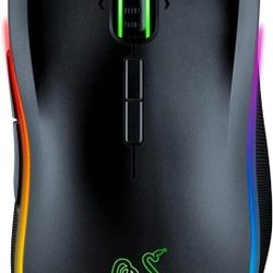 New Sealed Razer Mamba Elite Wired Gaming Mouse, 16000 DPI Optical Sensor  - Black