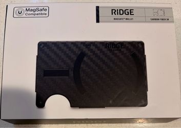 ⚫ Ridge MagSafe Wallet – Carbon Fiber 3K ⚫