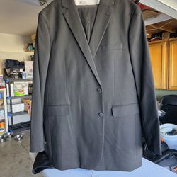 Large Men's suit. Dress shirt, slacks/pants, coat