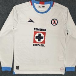Camisa De CRUZ AZUL manga Larga Visitante 