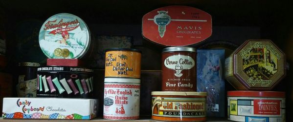 Vintage Candy Tins - Advertising Memorabilia