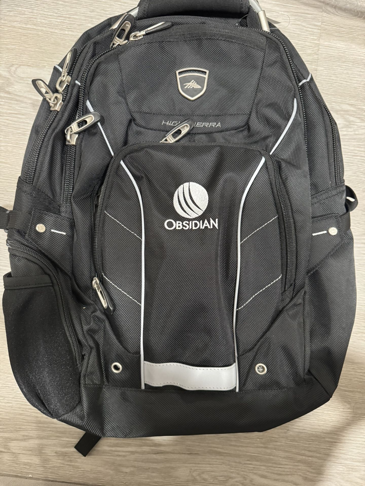 New High Sierra Laptop Backpack – Multi-Compartment, Durable, Black